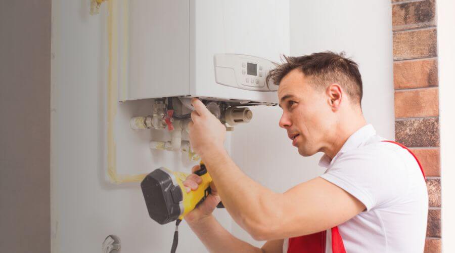 Local tankless water heater installation in Merrimack, NH